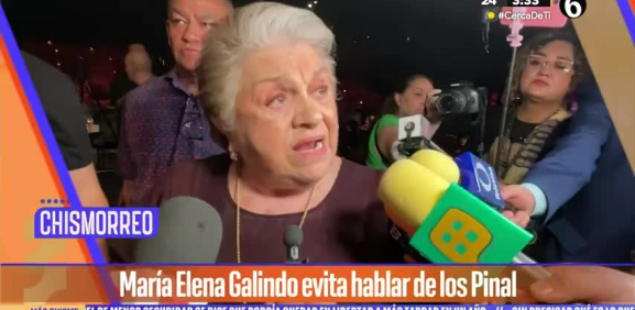 María Elena Galindo evita hablar de Los Pinal