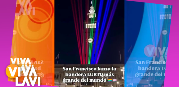 San Francisco lanza bandera LGBTQ más grande del mundo