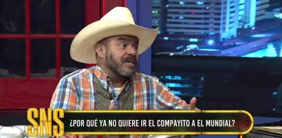 Al no sentirse como 'en casa' es que el comediante en este mundial rechaza regresar con el personaje