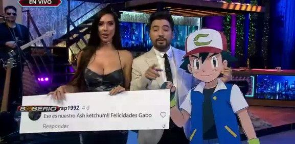 En el programa los comentarios del público lo recuerdan como a voz de 'Ash' de Pokemón