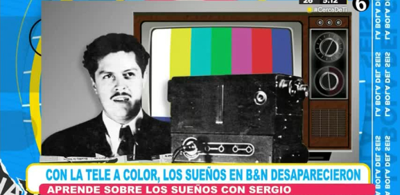 Esto fue el efecto de ver la televisión en blanco y negro