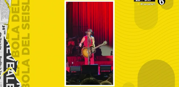El cantante al parar el concierto advierte no gustarle los celulares en sus presentaciones