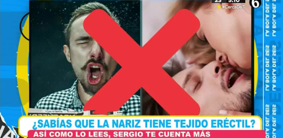 Se dice que la nariz tiene un tejido eréctil