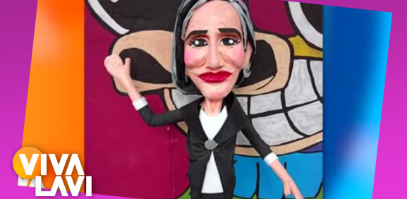 Crean piñata de Florinda Meza