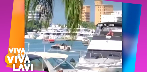 Justin Bieber pierde control de embarcación y causa caos