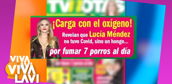 Lucía Méndez demanda revista por difamación