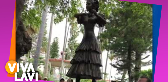 Piden retirar escultura de Florinda Meza en Zacatecas