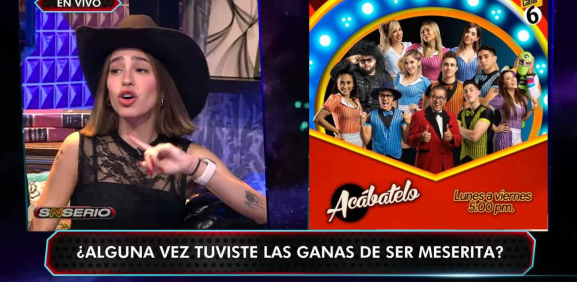 Confiesa en 'SNSerio' sobre querer ser la meserita de color rosa