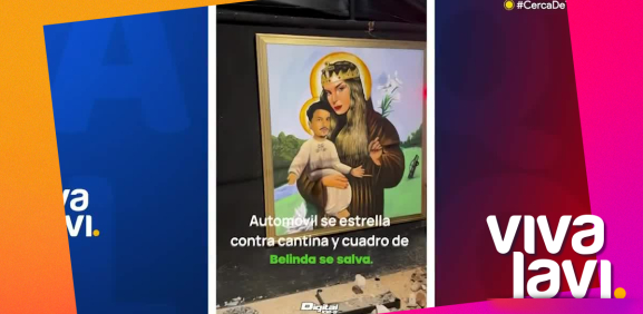 Se salva cuadro se 'Santa Belinda' durante fuerte accidente