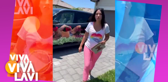 Hombre llena de fotos suyas el auto de su esposa