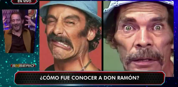 El actor habla sobre como fue la experiencia de conocer al icónico integrante de la vecindad