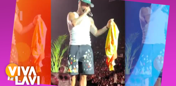 Maluma regaña a fan por llevar a bebé a su concierto