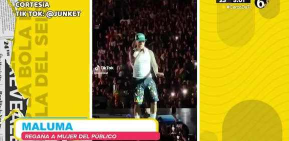 Esta fue la actitud cuestionada del cantante