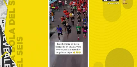Se hizo viral esta carrera de atletismo