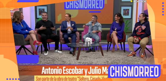 Antonio Escobar y Julio Mannino en el foro de Chismorreo