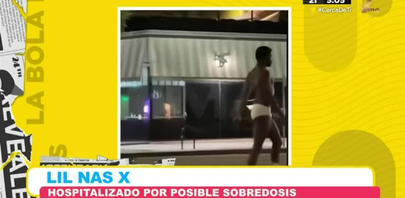 El famoso es captado así tras una posible sobredosis