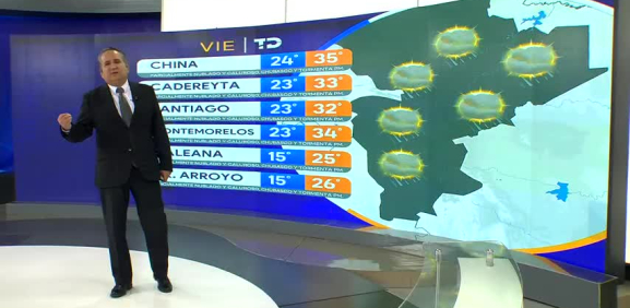 Abimael Salas nos da el pronóstico del tiempo en Monterrey para este este fin de semana.