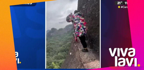 Mujer limpia el sendero más peligros del mundo