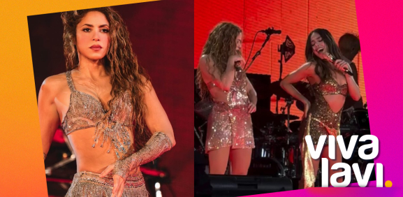 Shakira y Danna sorprenden durante concierto en CDMX