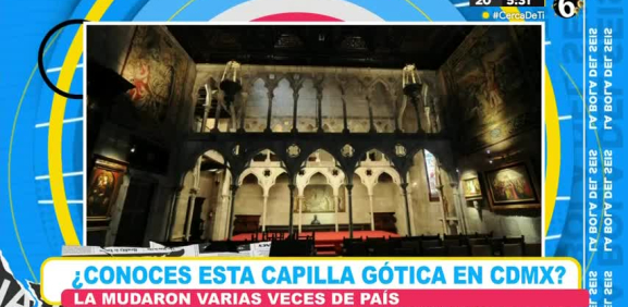 Esta capilla fue mudada 2 veces piedra por piedra