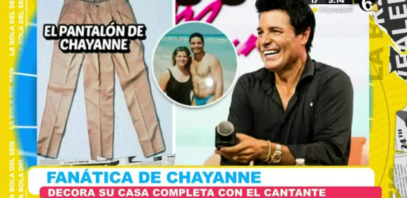 Esta mujer sorprende como una buena fan del cantante al tener hasta lo que no en su casa