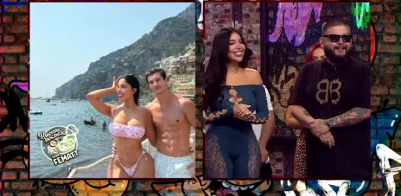 La bella y sensual chica regresa tras sus viajes