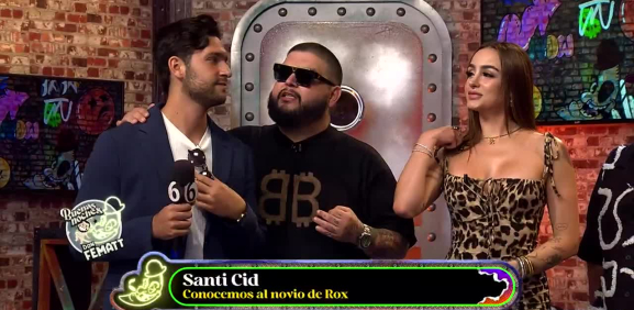 La conductora tiene una visita especial
