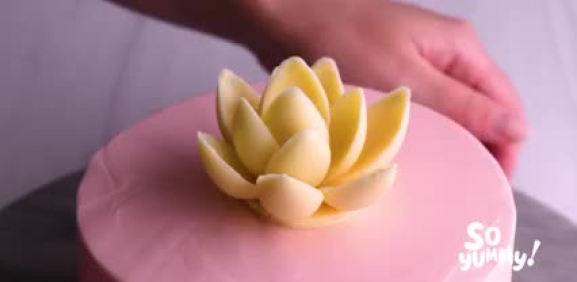 Flor de Loto de Chocolate Blanco