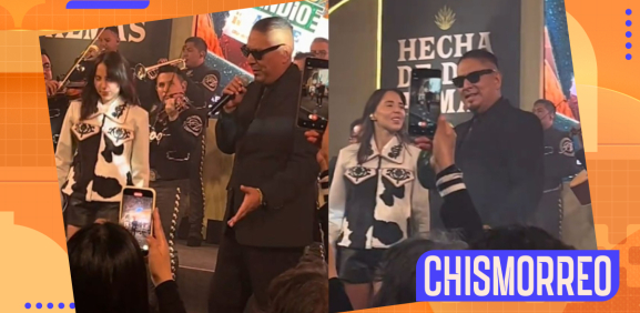 Majo Aguilar comparte escenario con 'Inspector'