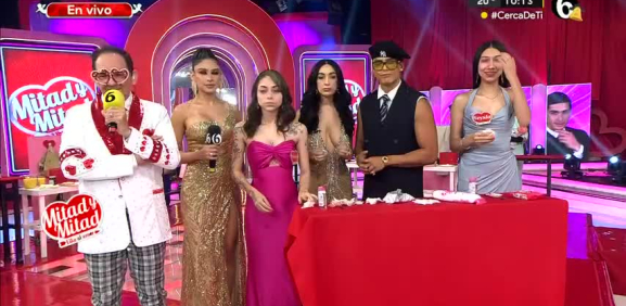 Para pagar castigo se tienen que desmaquillar en pleno programa