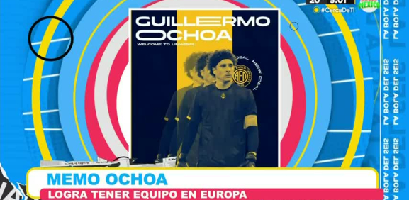 El famoso jugador mexicano sorprende con esta noticia
