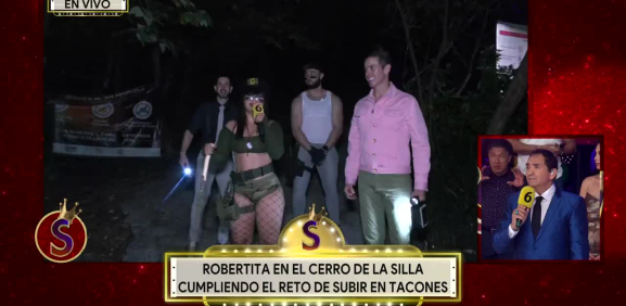 La sensual chica cumple el reto