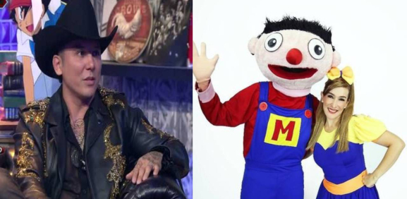 El famoso cantate explica que en el mismo foro del programa estaba con la animadora infantil