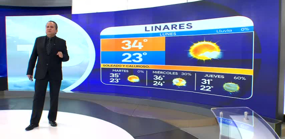 Abimael Salas nos da el pronóstico del tiempo en Monterrey para este lunes 22 de septiembre de 2025.