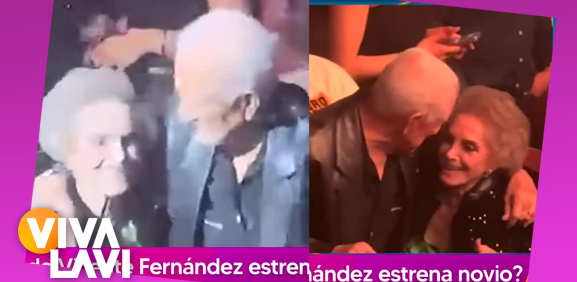Viuda de Vicente Fernández es captada muy cariñosa con un galán