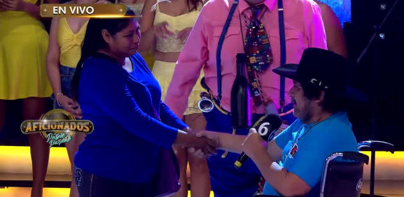 Tierno momento se vive en el programa 'Aficionados'