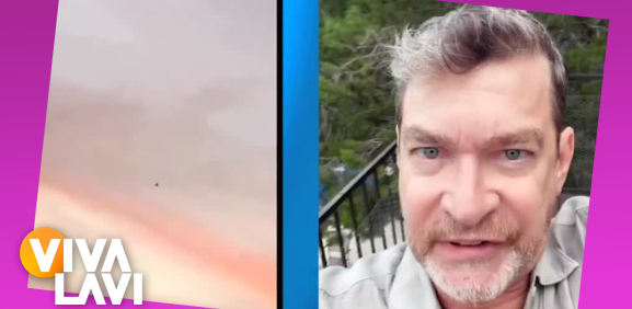 Sebastián Ligarde asegura haber visto un OVNI