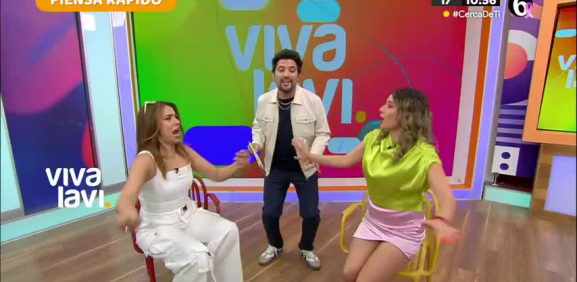 Violeta Moreno y Yake Rosales en el 'Piensa Rápido'