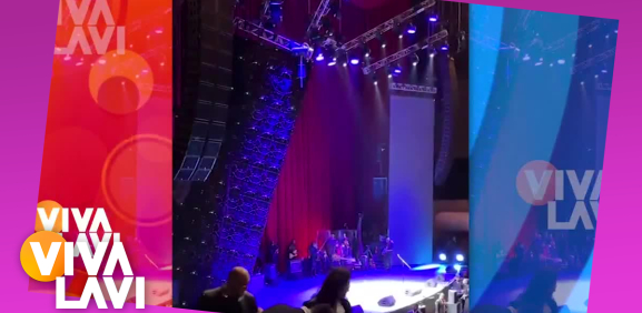 Cae pantalla durante concierto sinfónico del Tri