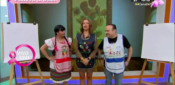 Olga Sana y Lalo España se enfrentan en "Manos a la obra"
