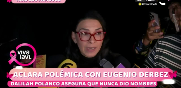 Dalilah Polanco habla de la polémica con Eugenio Derbez