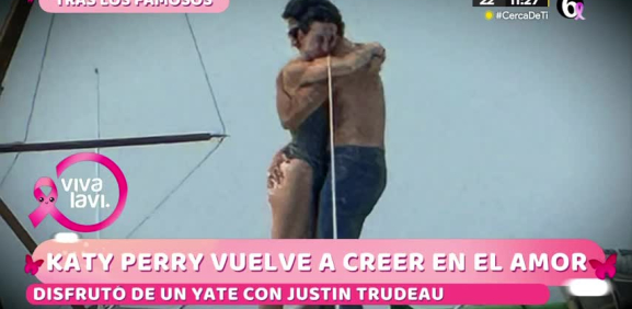 Katy Perry es captada besándose con Justin Trudeau