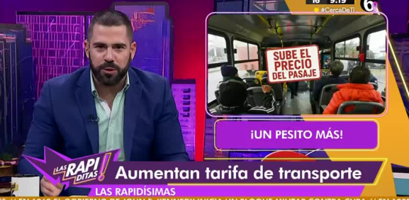 Aumentan tarifa del transporte