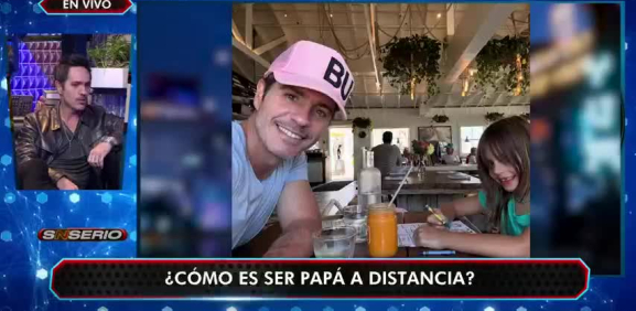El tener que estar meses fuera de su familia no fue una gran complicación para el actor