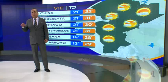 Abimael Salas nos da el pronóstico del tiempo en Monterrey para este este fin de semana.
