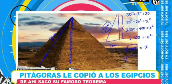 Gracias a esto sacó su famoso teorema