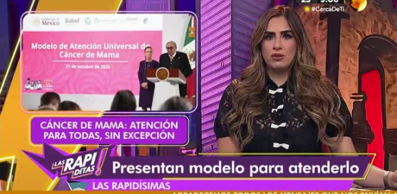 Gobierno presenta modelo para atender cáncer de mama “sin importar derechohabiencia”