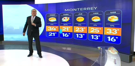 Abimael Salas nos da el pronóstico del tiempo en Monterrey para este lunes 27 de octubre de 2025.