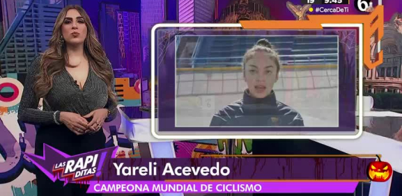 Yareli Acevedo, campeona mundial en ciclismo