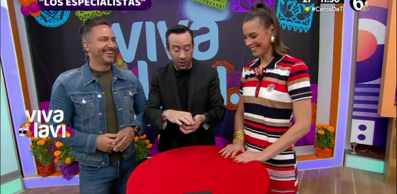 Mentalista deja sorprendidos a Natalia Valenzuela y Raúl Magaña